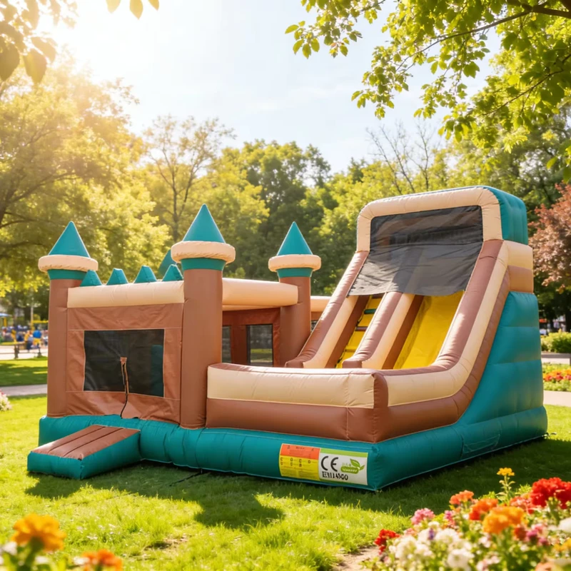 Combo de château gonflable de qualité commerciale avec toboggan, maison de saut, location de château gonflable