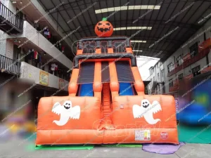 Commercial Halloween Dry Slide Inflatable Inflatable Water Slide for Adults Inflatable Pool Slide Kids
