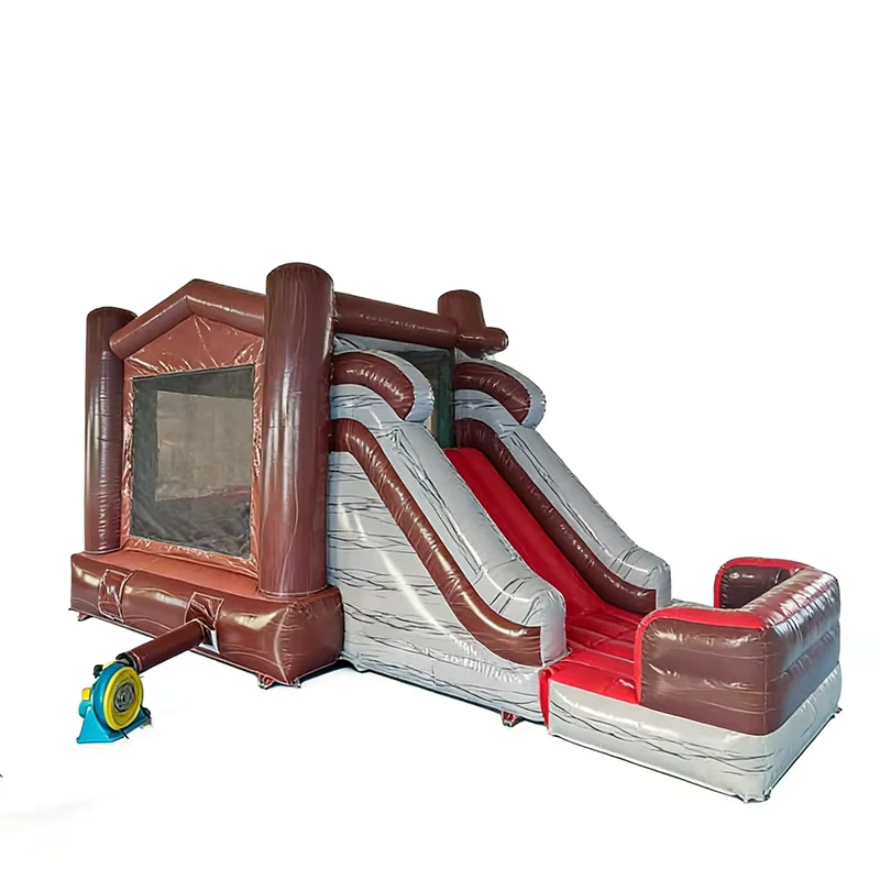 Commerciële Heavy Duty Inflatable Bouncy Castle Combo met Glijbaan voor Verhuur van Feesten