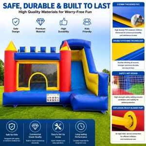 Attrezzature per Divertimento Commerciali al Coperto Castello Gonfiabile Scivolo Casa da Salto Noleggio per Bambini e Adulti
