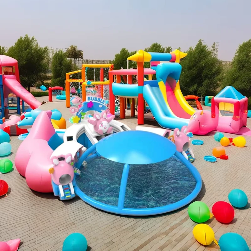 Commercial Indoor Outdoor Aquatic Sports Floating Water Park Equipment Kids Adults Lake Water Play Outdoor Inflatable Aqua Park