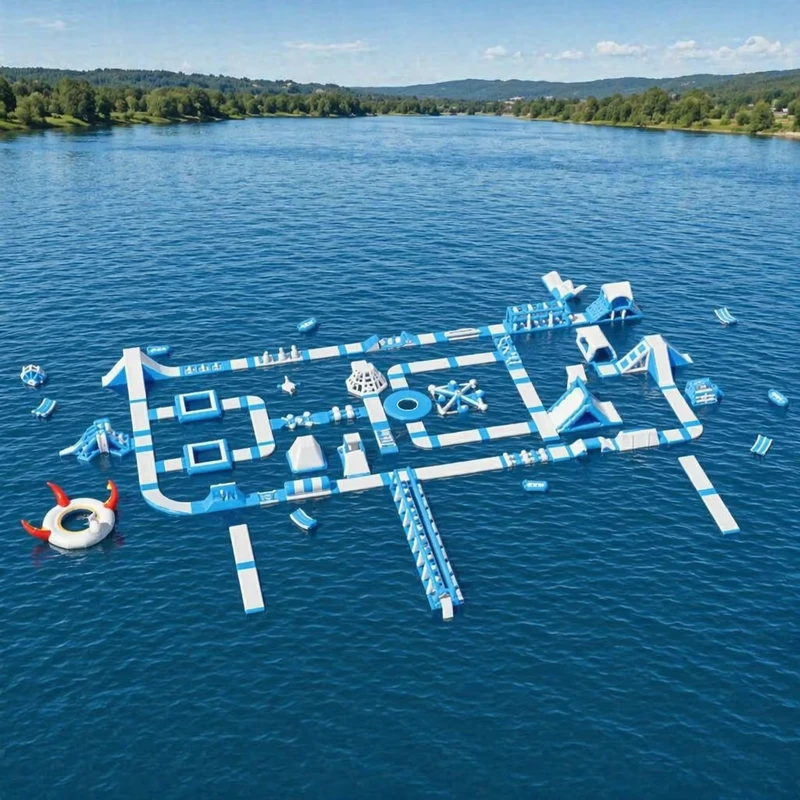 Commercial Indoor Outdoor Inflatable for Obstacle Playground Floating Water Park Equipment High Capacity for Resort