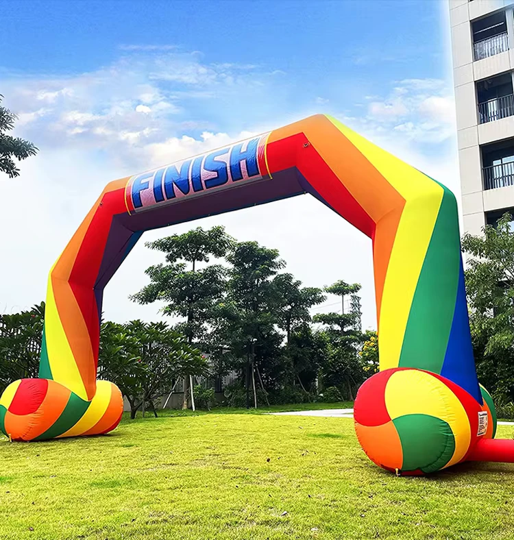 Commercial Inflatable Arch Entrance Custom Size Air Arch for Race Start Finish Line Event Marketing Promotion