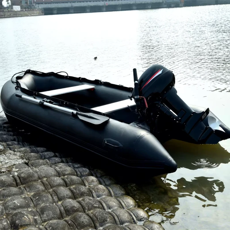 Kommerzielles aufblasbares Boot mit Aluminiumfuß, Angelboot, Pontonboot, Kajak