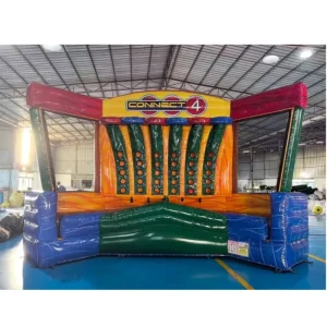 Castello Gonfiabile Commerciale 6x3x4m in Materiale PVC per Intrattenimento all'Aperto Facile da Montare