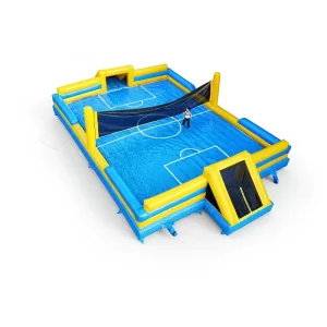 Commercial Inflatable Bounce House Castle Tennis Football Courts Durable PVC Kids Playground Pool Rental 16m*9m Customizable