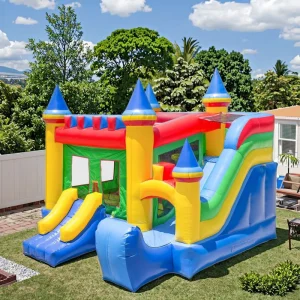Commercial Inflatable Bounce House for Kids Heavy Duty Jumping Castle with Safety Enclosure Universal Design for Party Rental