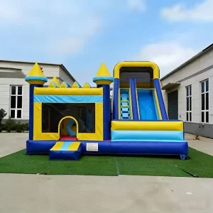 Commercial Inflatable Bounce House with Slide Combo Castle Jumper for Kids Party Rental