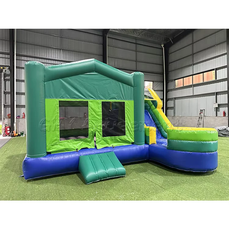 Combo de castillo inflable comercial con tobogán