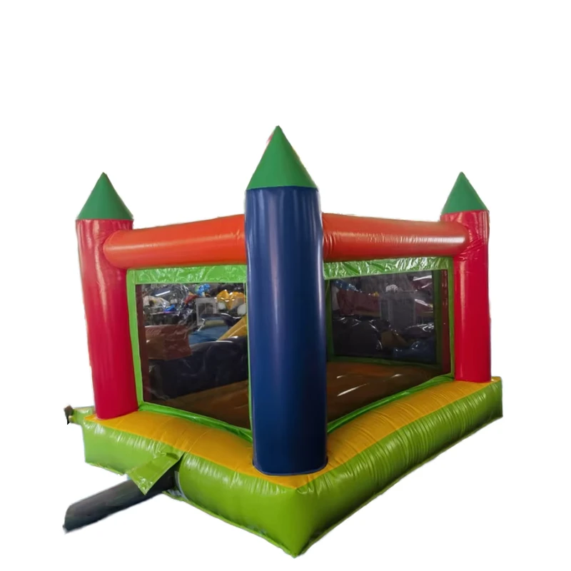 Combo de château gonflable commercial avec toboggan pour enfants, maison et château de saut pour locations de fête