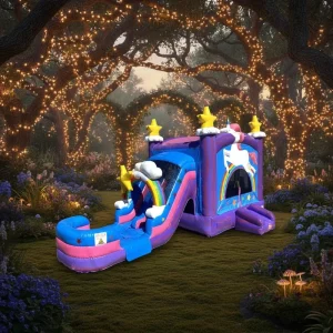 Commercial Inflatable Castle Bounce House Slide Inflatable Combo Outdoor Backyard Party Rental