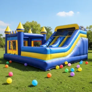 Commercial Inflatable Castle Inflatable Jumping Trampoline Combination Slide Inflatable Jumping Children and Adults with Blower