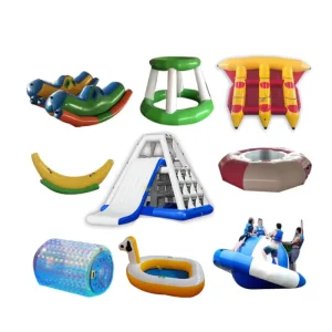Commercial Inflatable Castle Lake Floating Water Play Equipment Sports Toys