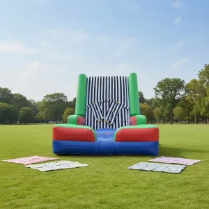 Commercial Inflatable Climbing Wall Sports Interactive Party Games Sticky Jumping Wall for Outdoor Party Events
