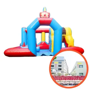 Commercial Inflatable Combos Fun Clown Inflatable Bouncer Combo Free Design TUV Inflatable Mini Combo Jumper