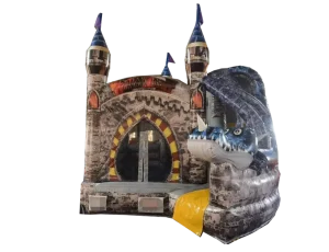 Castillo Hinchable Combo Dragón Comercial para Niños y Niñas