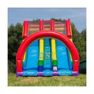 Commercial Inflatable Dry Slide Double Slide for Kids and Adults
