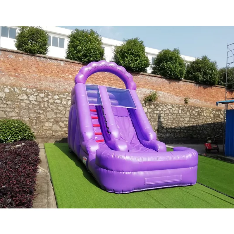 Tobogán Seco Inflable Comercial de PVC Juguetes Inflables Accesorios Tobogán para Niños