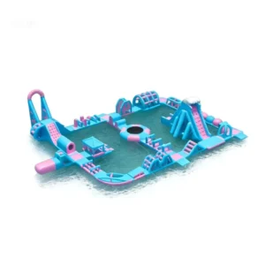 Thiết bị công viên nước bơm hơi thương mại, Trò chơi Aqua, Khóa học chướng ngại vật cho khu nghỉ dưỡng bãi biển cho thuê