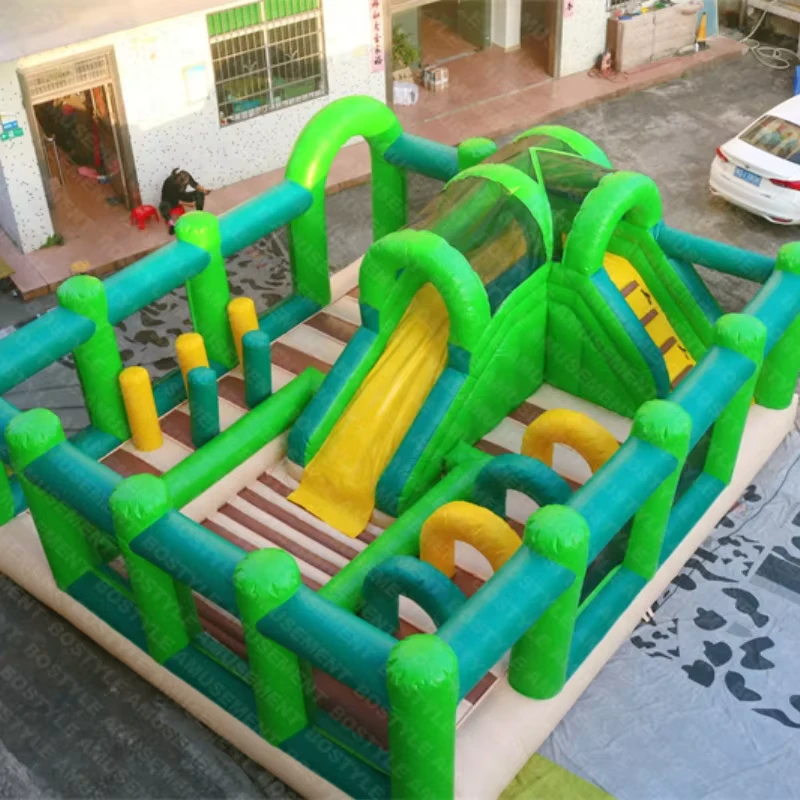 Commercial Inflatable Jump House Bounce Combo Water Slide Pool Bouncy Castle for Kids