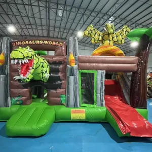 Bouncer bơm hơi thương mại, lâu đài bơm hơi với bạt PVC 0.55mm