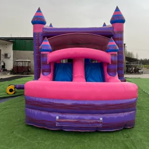 Castillo Inflable de Salto Comercial, Casa de Rebote, Tobogán de Agua, Color Personalizado, Logo Personalizado, Fácil de Montar, Fiesta en la Piscina