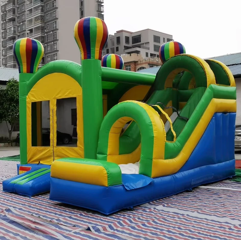 Commercial Inflatable Kids Amusement Air Jumping Kids Slide Bouncy Castle Inflatables Park