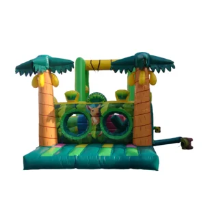 Curso de Obstáculos Inflável Comercial - Curso de Aventura Gigante em PVC para Aluguer de Eventos