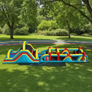 Commercial Inflatable Obstacle Course Outdoor Large Inflatable Playground Inflatable Games Combo for Kids Adults
