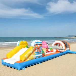 Commercial Inflatable PVC Water Park with Obstacle Course for Kids Playground Equipment Inflatable Water Amusement Facilities
