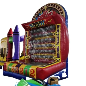 Jeu de carnaval Plinko gonflable commercial