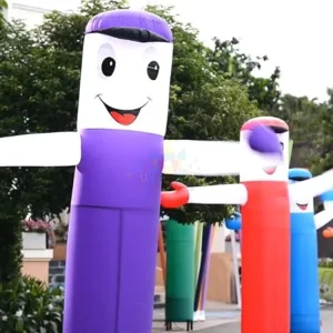 कमर्शियल inflatable प्रिंटिंग आकर्षक आसमान नर्तक आतिशबाजी विज्ञापन inflatable एयर डांसर
