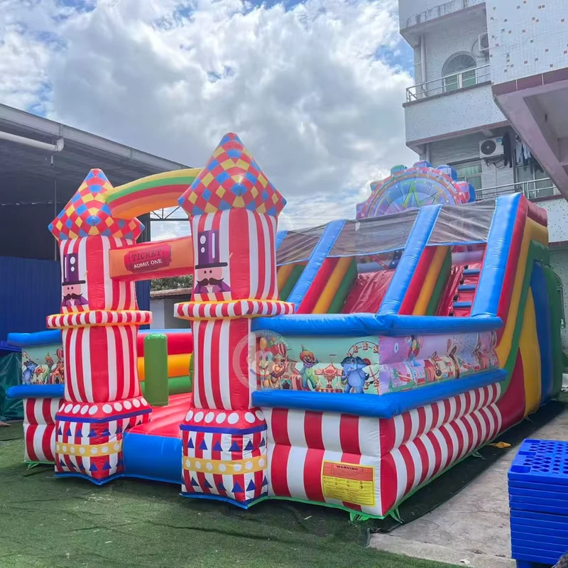 Scivolo Acquatico Gonfiabile Commerciale per Bambini e Adulti, Scivolo Gonfiabile