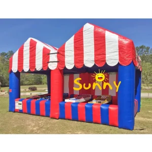 Kiosque gonflable portable pour snacks, promotionnel, extérieur