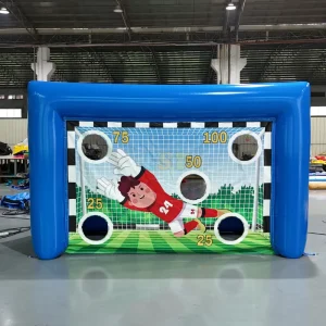Commercial Inflatable Soccer Football Kick Sport Cage Goal Soccer Target Game Inflatable Football Shooting Games for Kids
