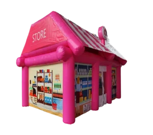 Tente gonflable commerciale, stand de collations gonflable pour vente d'événements, arène de jeux sportifs gonflables