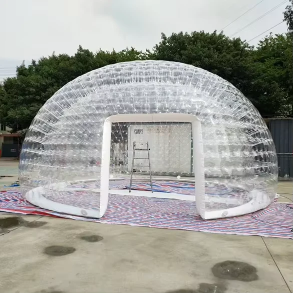 Commerciële Opblaasbare Tent Transparant Luchtverzegelde PVC Bubble Huis Kampeerfeest Evenement Dome
