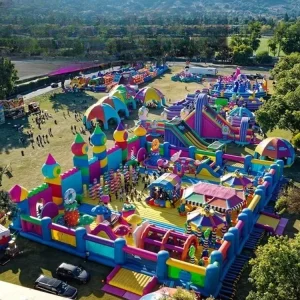 Parque Temático Inflable Comercial para Eventos Niños y Adultos