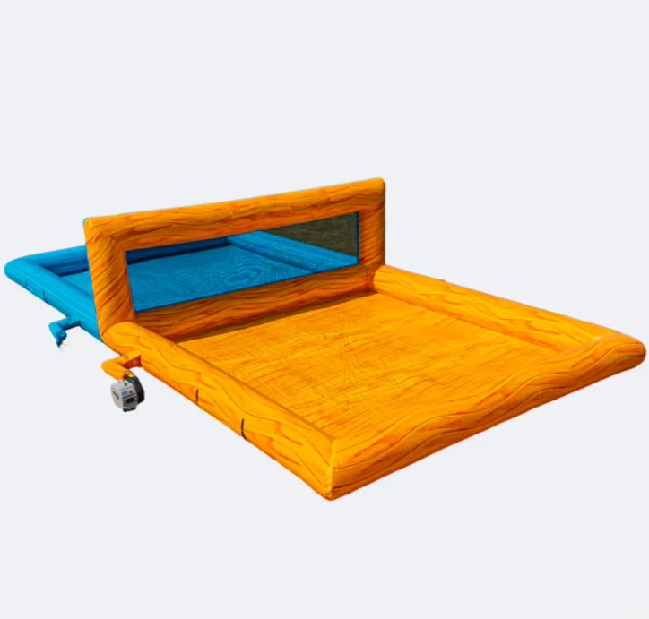 Commercial Inflatable Volleyball Court PVC Material Eco Friendly Customizable Size Outdoor Indoor Sports Playground Event Party