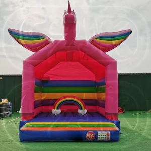 Commercial Inflatable Water Slide Combo Bouncer Unicorn Jumper Jumping Moon Bouncy Castles Bounce House