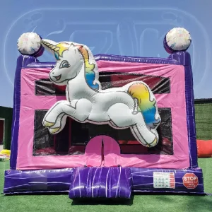 Commercial Inflatable Water Slide Combo Bouncer Unicorn Jumper Jumping Moon Bouncy Castles Bounce House