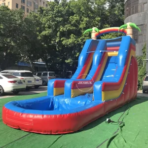 Commercial Inflatable Water Slides with Pool for Sales