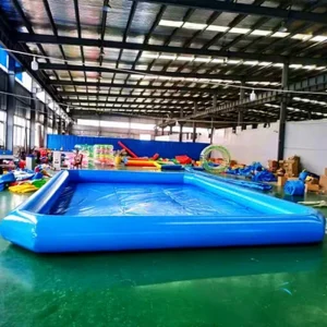 Commercial Inflatable Water Volleyball Court and Football Field for Sports and Amusement Activities