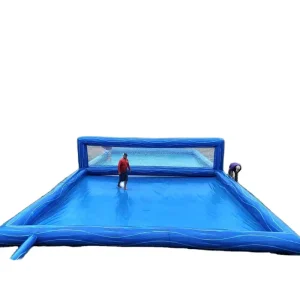 Lapangan Voli Air Inflatable Komersial dan Lapangan Sepak Bola untuk Kegiatan Olahraga dan Hiburan