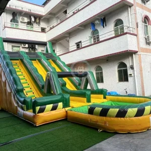 Commercial Infltable Water Slide with Pool Commercial Bouncing Water Slide Inflatable