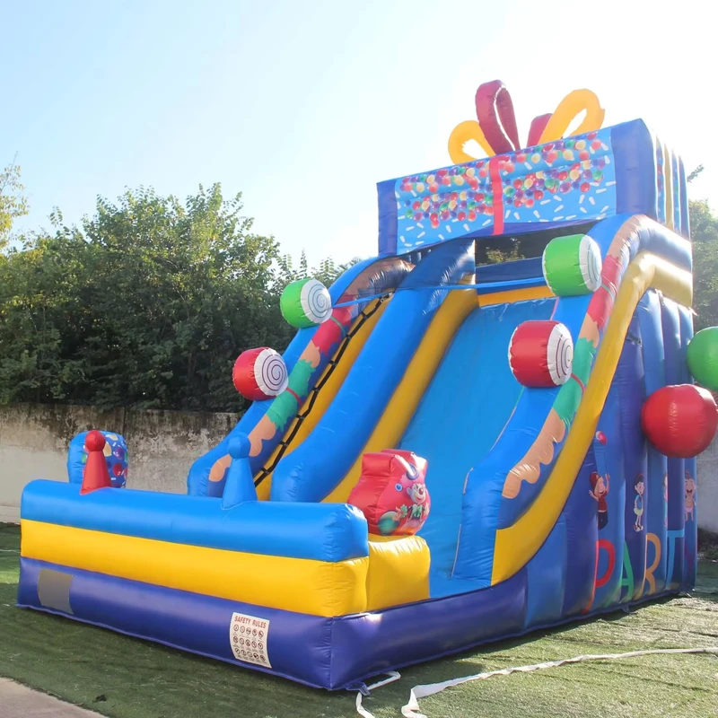 Nhà Bạt Nhảy Inflatable Thương Mại, Đường Trượt Chateau Gonflable, Đường Trượt Inflatable, Đệm Nhảy