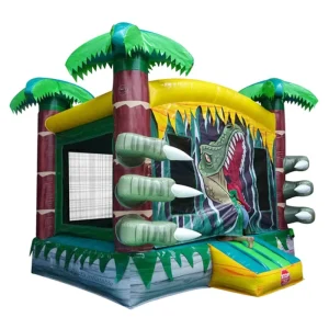 Toboggan aquatique gonflable à thème jungle commercial, parc d'attractions extérieur, toboggan bouncer, Pasta BC 270