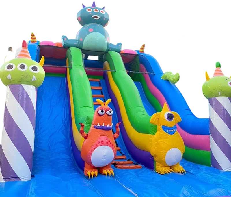 Rumah Lompat Inflatable Komersial untuk Acara Luar Ruangan Peralatan Inflatable Besar