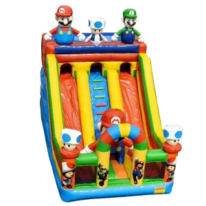Castello Gonfiabile Commerciale per Bambini con Scivolo Castillos Juegos Combo Bouncy Jump