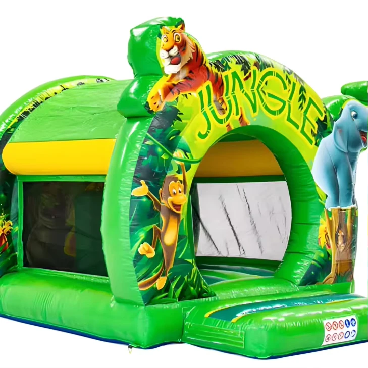 Commercial Kids Inflatable Castle Animal Theme Bouncy House Combo Playground Jumping Castle and Bounce House
